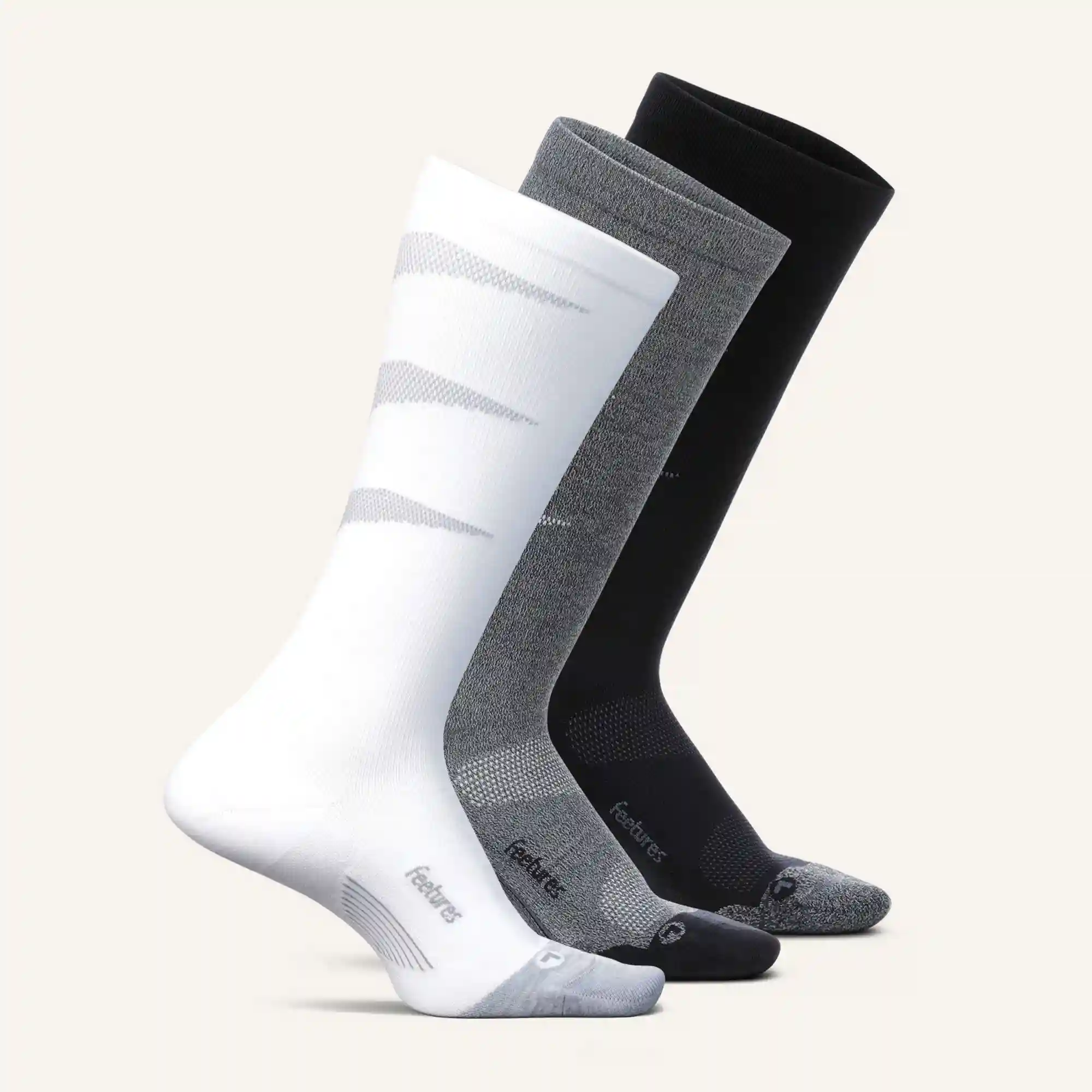 Active Graduated Compression Light Cushion Knee High 3 Pack