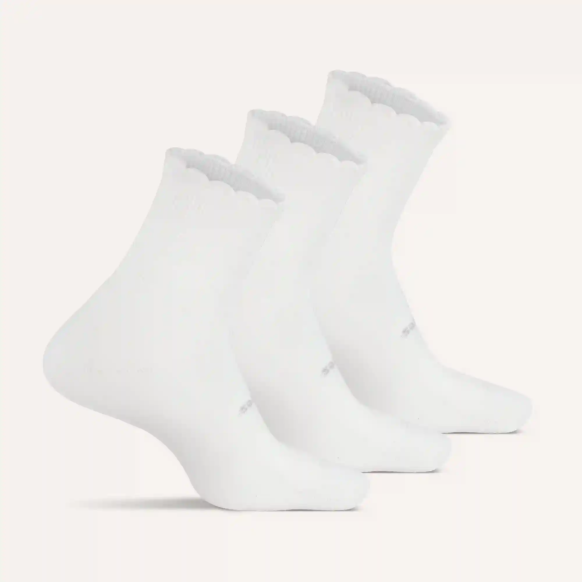 Alternative view of High Performance Max Cushion Quarter Tall Scallop 3 Pack