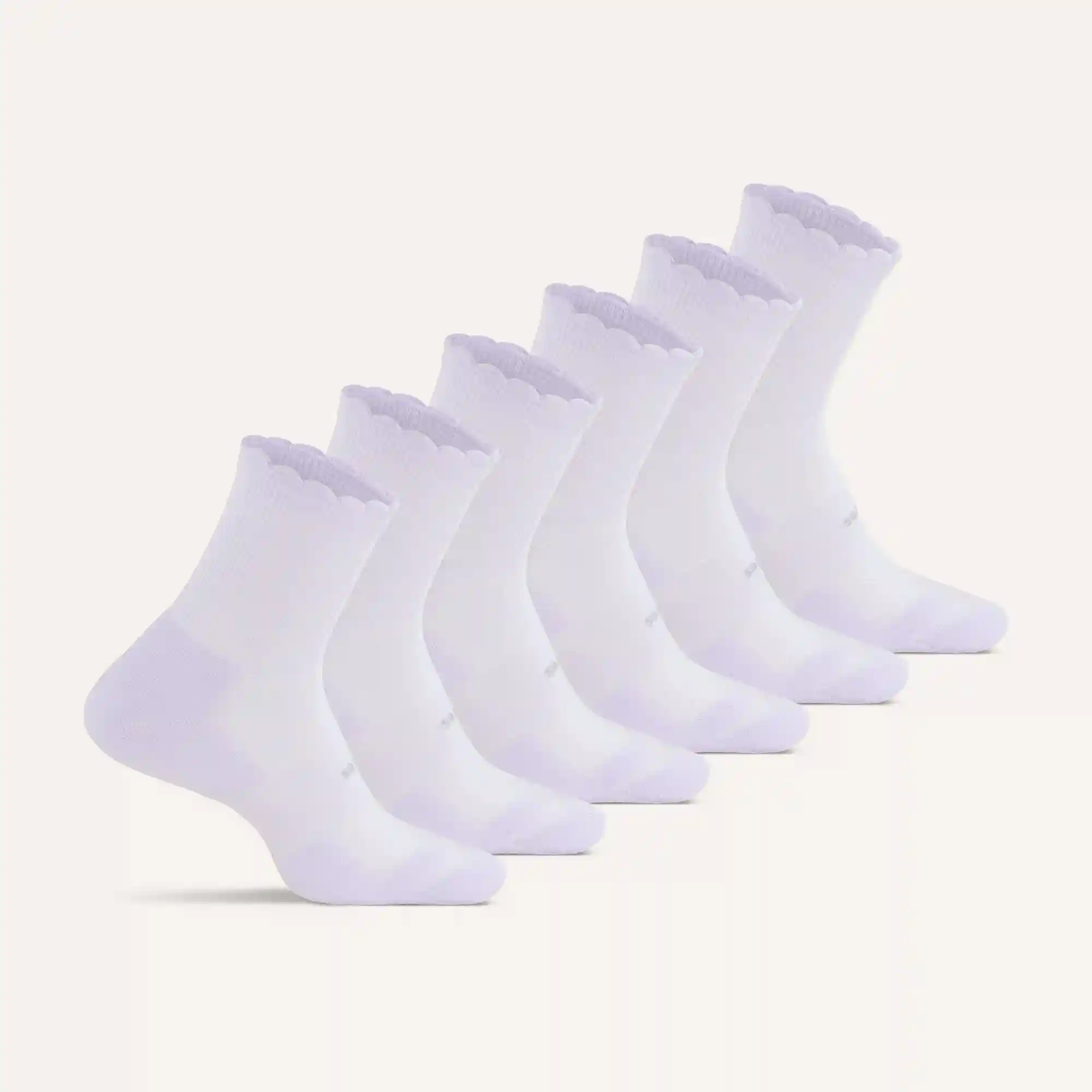 Alternative view of High Performance Max Cushion Quarter Tall Scallop 6 Pack