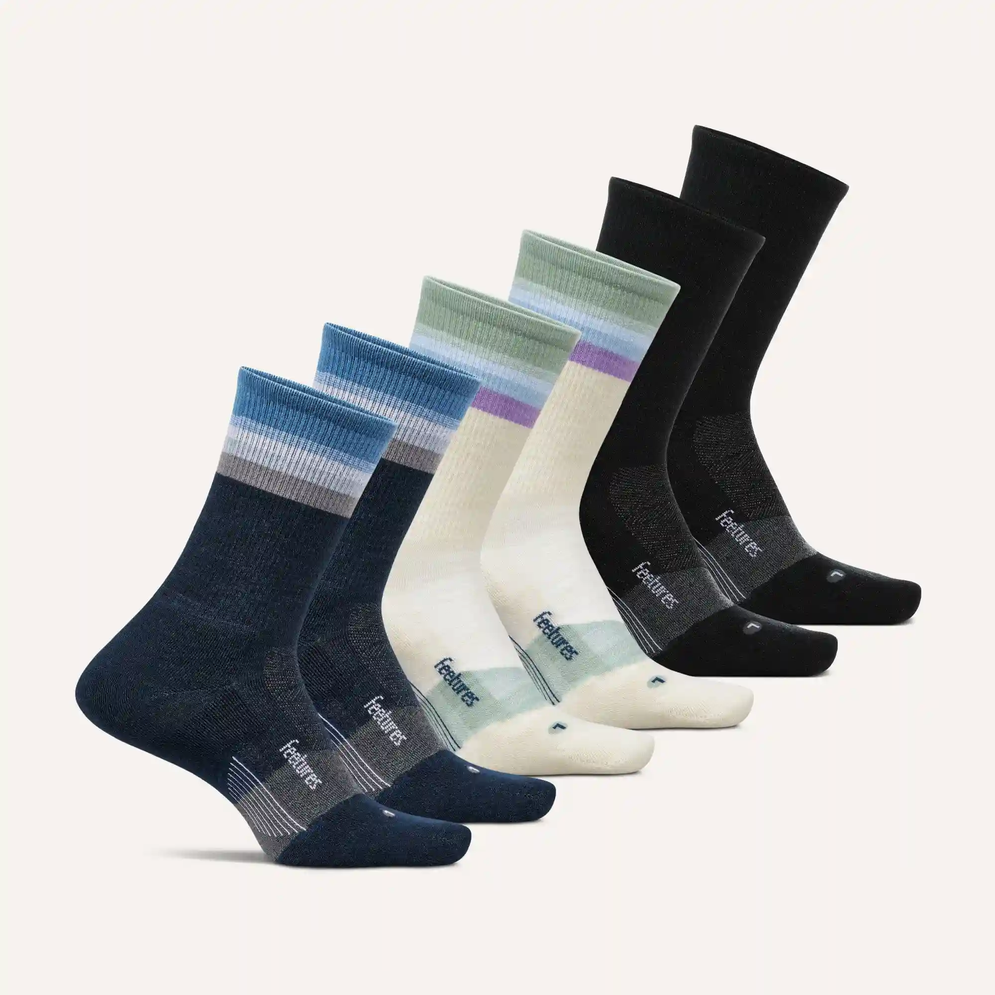 Merino 10 Max Cushion Mini Crew 6 Pack