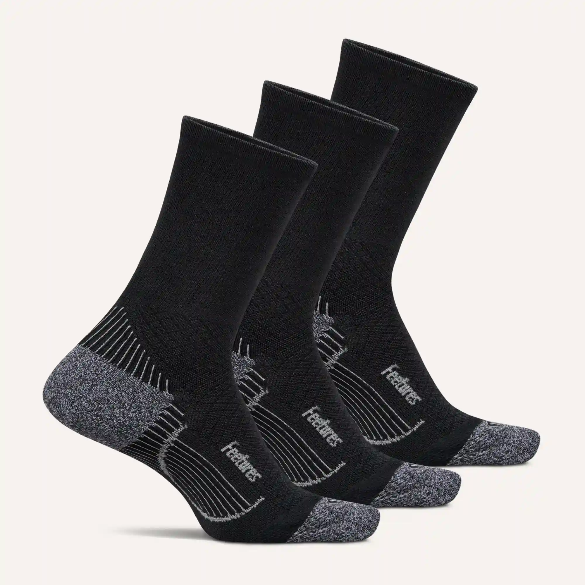 Alternative view of Plantar Fasciitis Relief Light Cushion Mini Crew 3 Pack