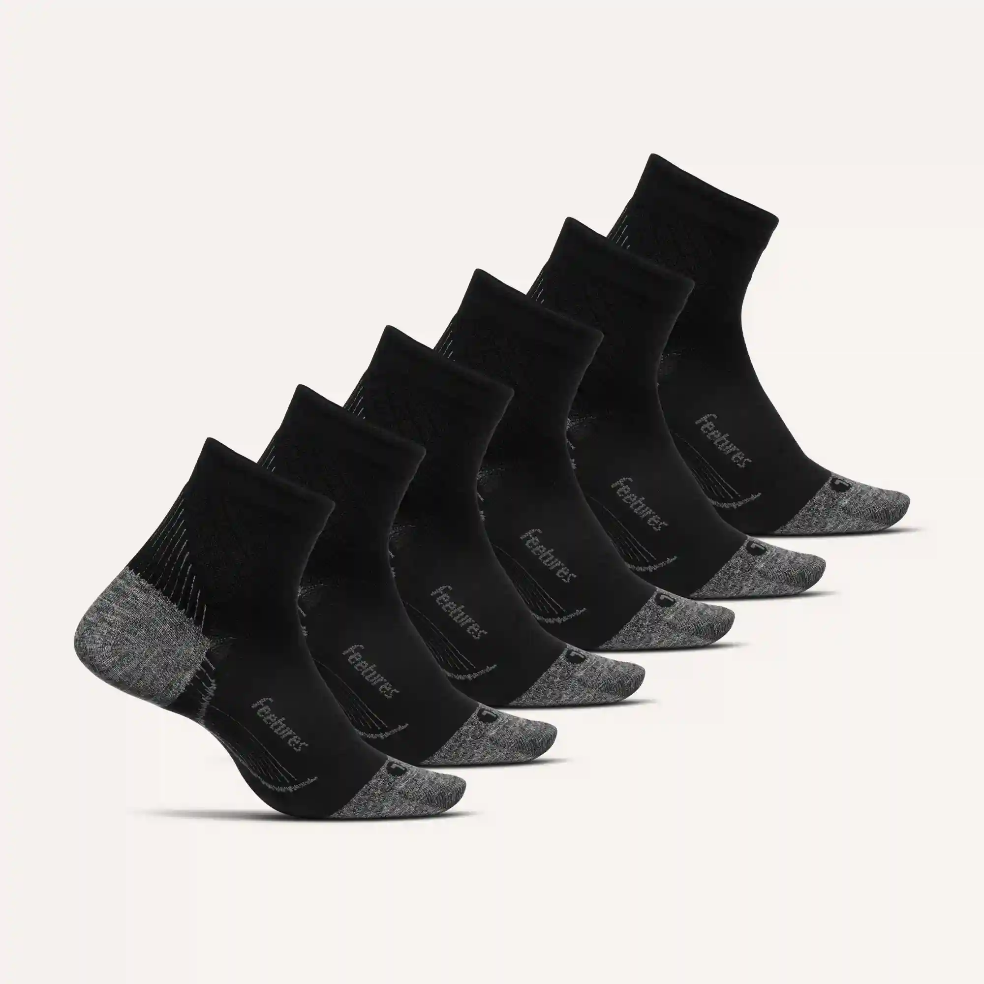 Alternative view of Plantar Fasciitis Relief Light Cushion Quarter 6 Pack